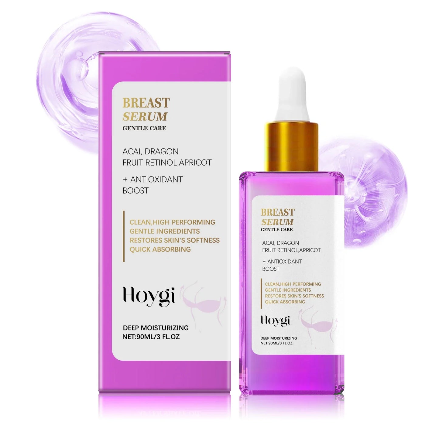 Hoygi Firming & Plumping Breast Serum | Lifting Moisturizer