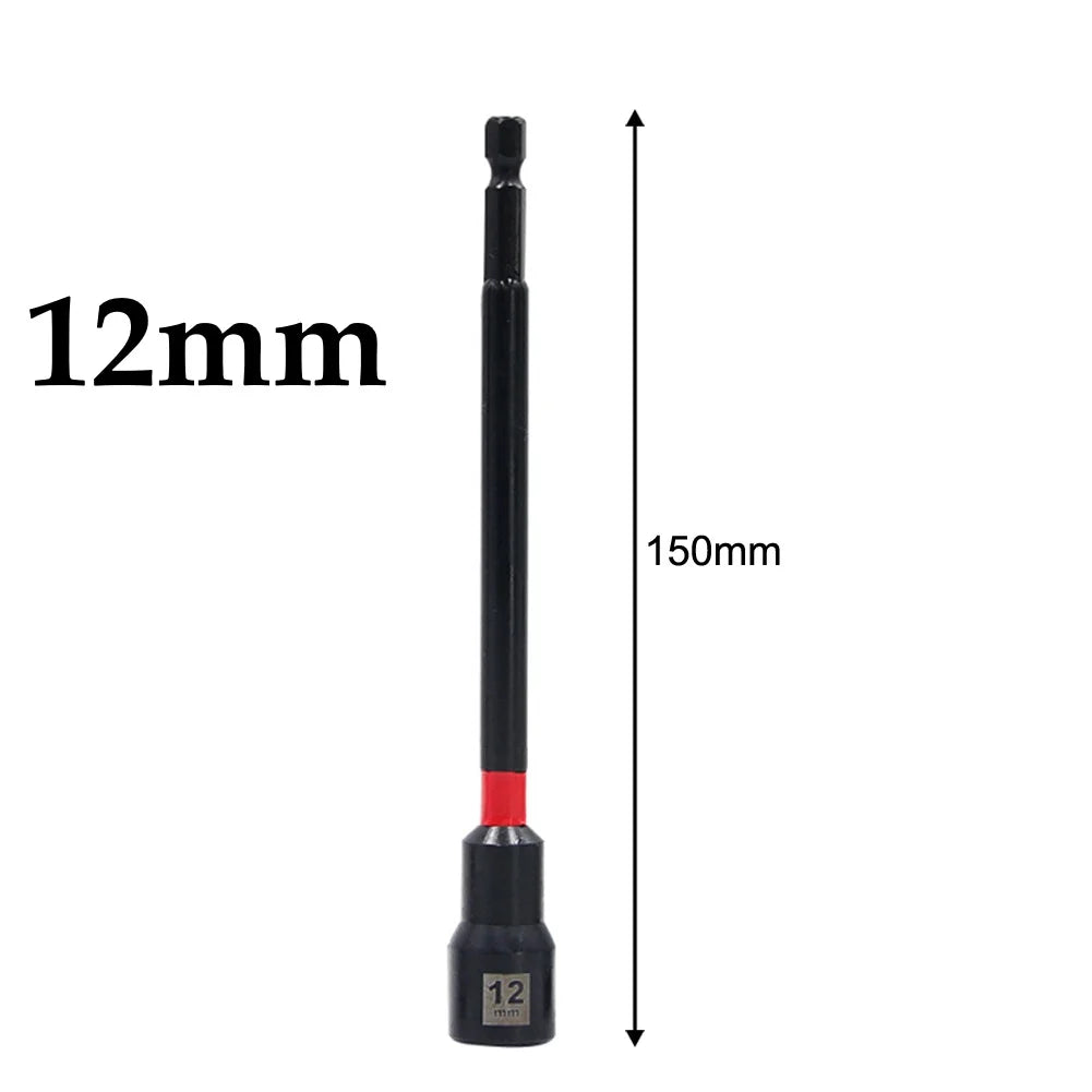 5-Pc Magnetic Long Nut Driver Set 6–14mm | Impact Drill Bits