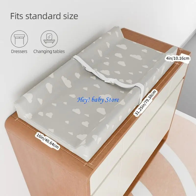 PU Leather Baby Diaper Changing Pad – Waterproof Non-Slip