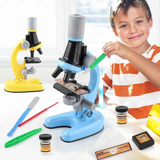 Children's Microscope Toys Science Education Portable Biology Peaceful Pleasures Health and Wellness