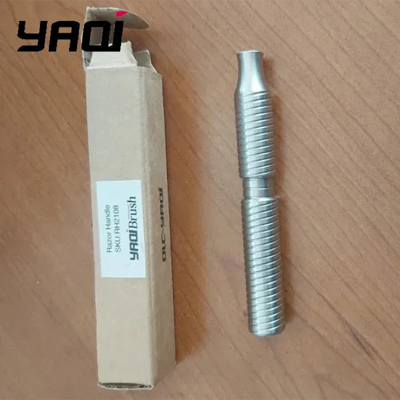 YAQI 88mm Stainless Steel Safety Razor Handle – Ergonomic Grip