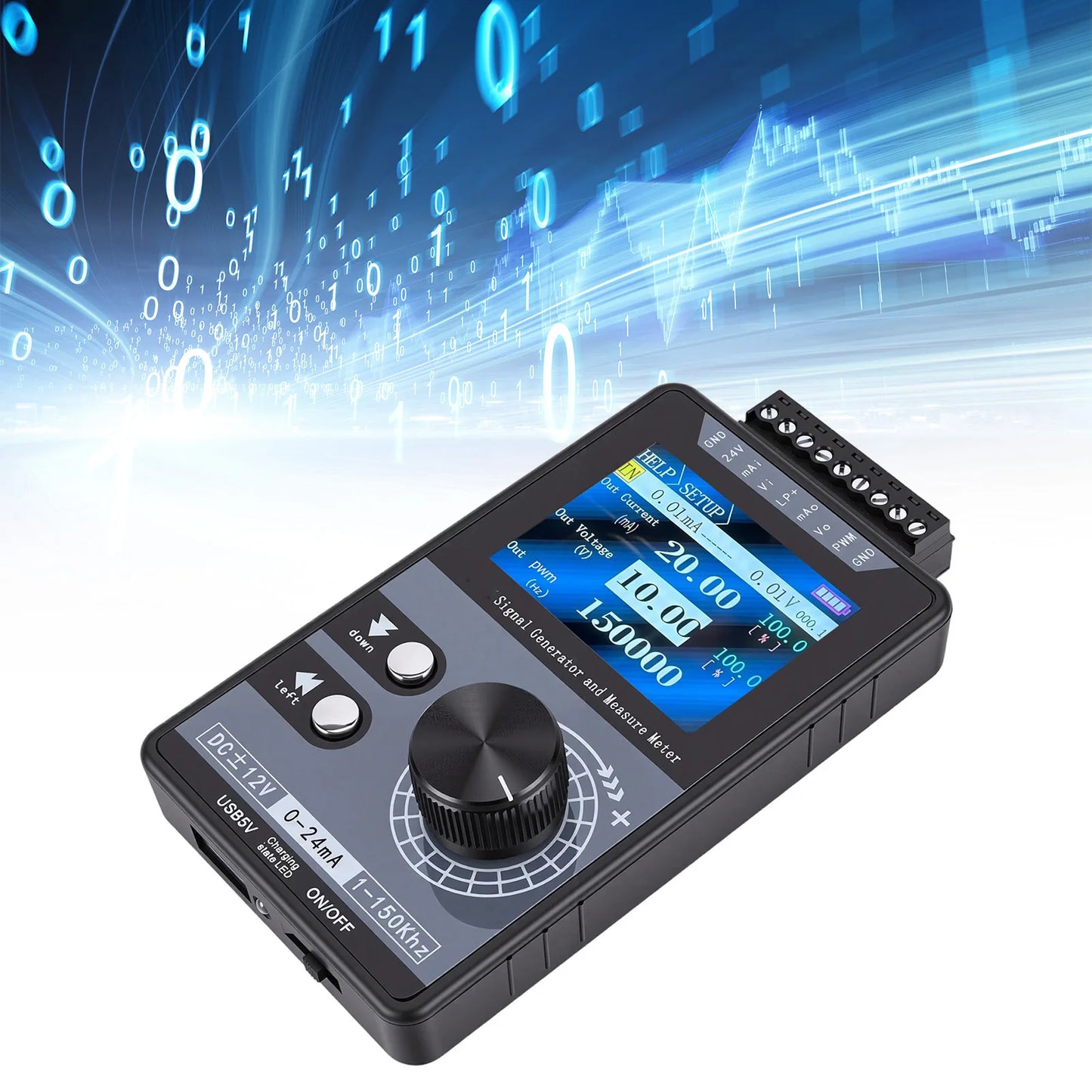 4-20mA Signal Generator | PLC Calibrator & PWM Pulse 1-150kHz