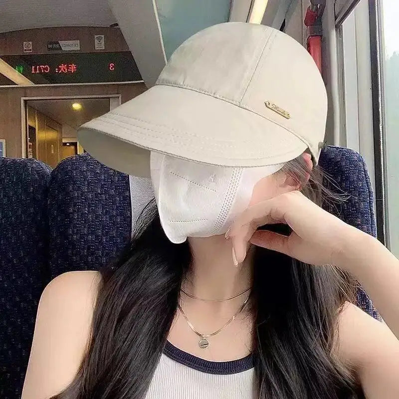Women's Wide Brim Fisherman Hat – UV Blocking Summer Sun Hat