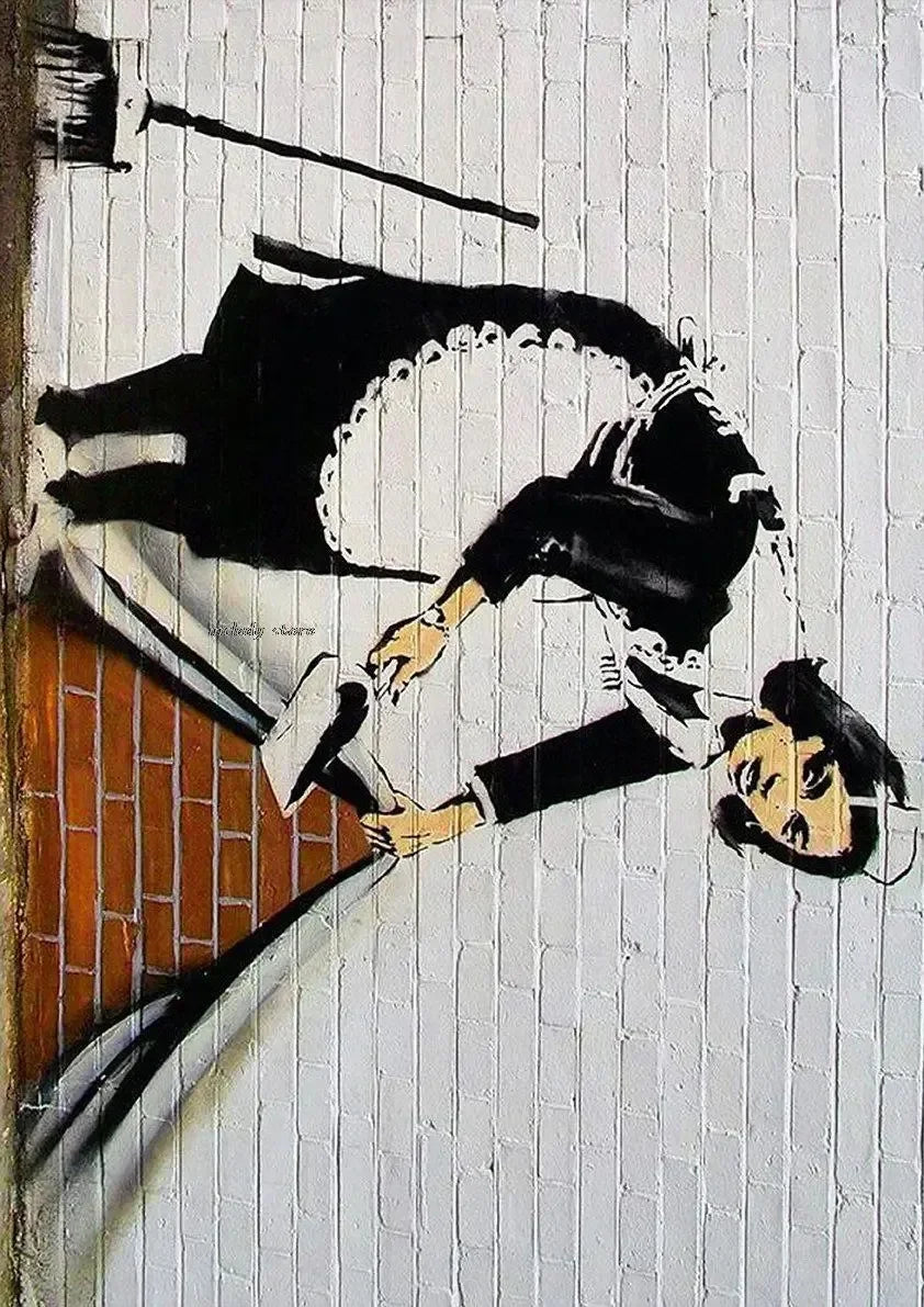 Banksy Girl with Red Balloon Canvas Wall Art | Street Art Decor