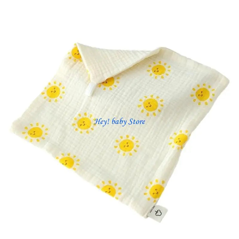 4-Layer Baby Square Face Towel | Soft Cotton 27x27cm Infant