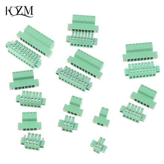 3.81mm Pluggable Terminal Block Connector Set 2P–10P PCB PCB Terminal Connector Oasis Select