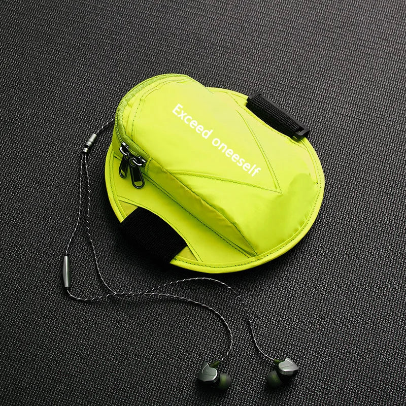 Disk Waterproof Multifunctional Armband Running Bag For Phone Bagging Sport Phone Cell Phone Accessories Woman Bag Sleeve Bags Peaceful Pleasures Health and Wellness Green(6.5 inch)