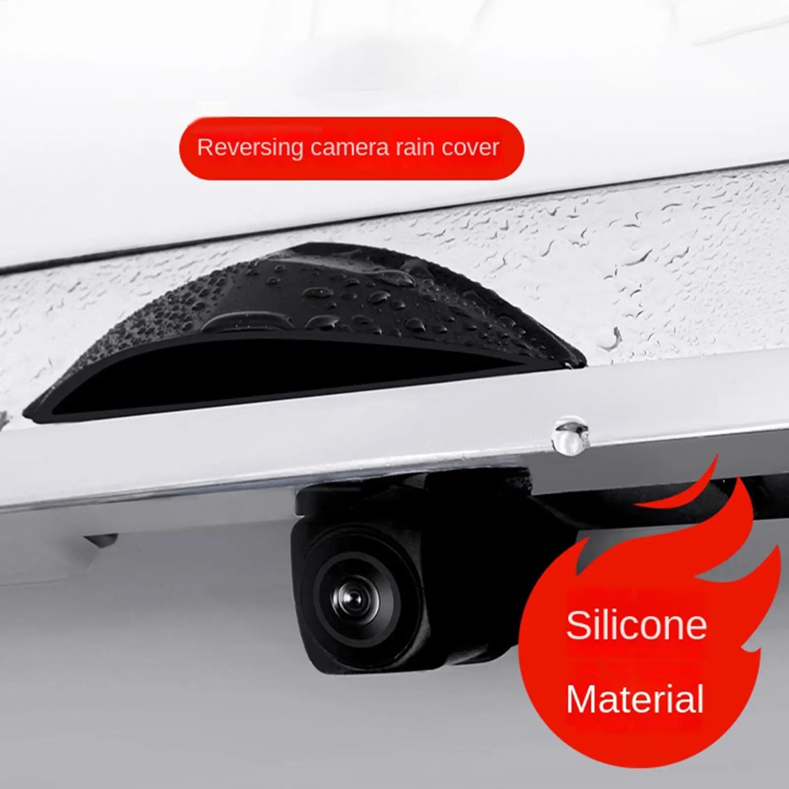 Backup Camera Rain Cover Protector Anti-Rain Waterproof Cover for Car Rear View Camera, Wet Foggy Weather, Highway Driving Peaceful Pleasures Health and Wellness