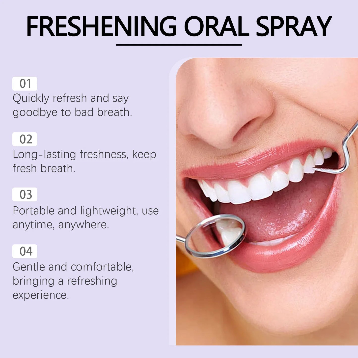 Mint Oral Fresh Spray | Fresh Breath & Mouth Moisture 20ml