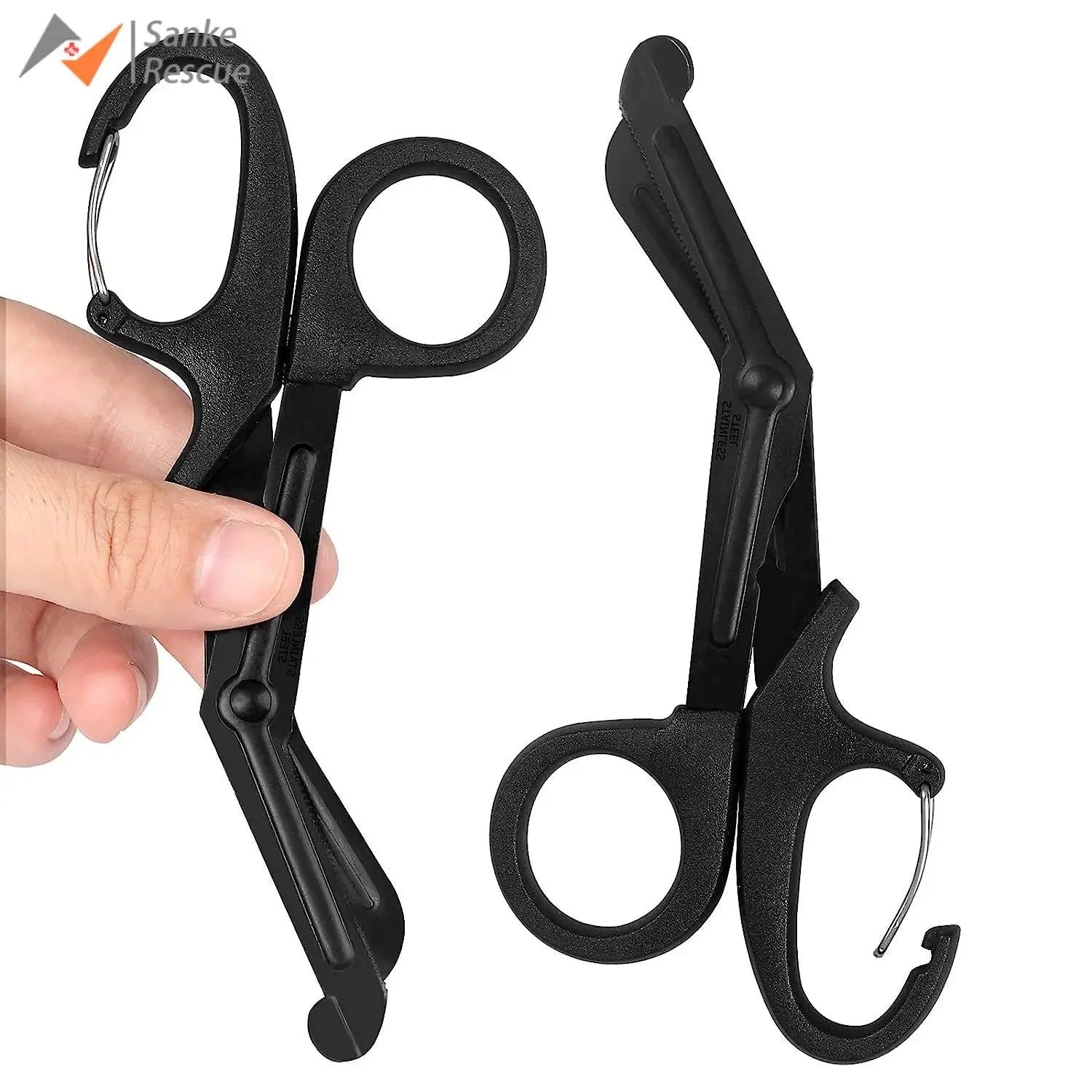 Trauma Shears Stainless Steel Medical Scissors, Bandage Scissors with Carabiner, Nursing Surgical urses,Doctors,Nursing EMT EMS Peaceful Pleasures Health and Wellness