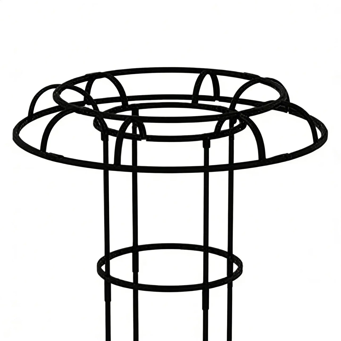 Vertical Garden Trellis Artistic Landscaping Pole Outdoor Umbrella Trellis Tower For Vines Flowers Pea Bean Tomato Clematis Peaceful Pleasures Health and Wellness