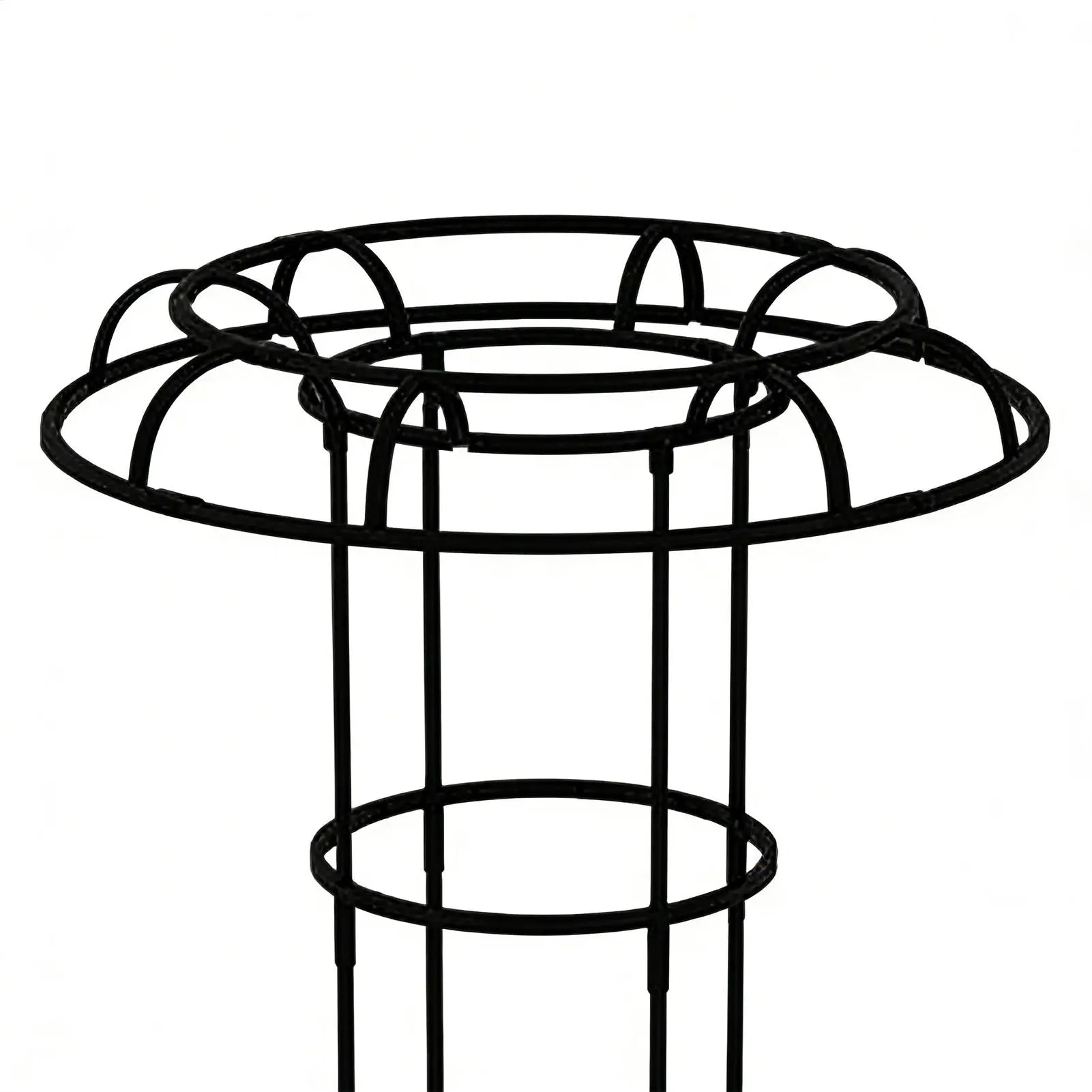 Vertical Garden Trellis Artistic Landscaping Pole Outdoor Umbrella Trellis Tower For Vines Flowers Pea Bean Tomato Clematis Peaceful Pleasures Health and Wellness