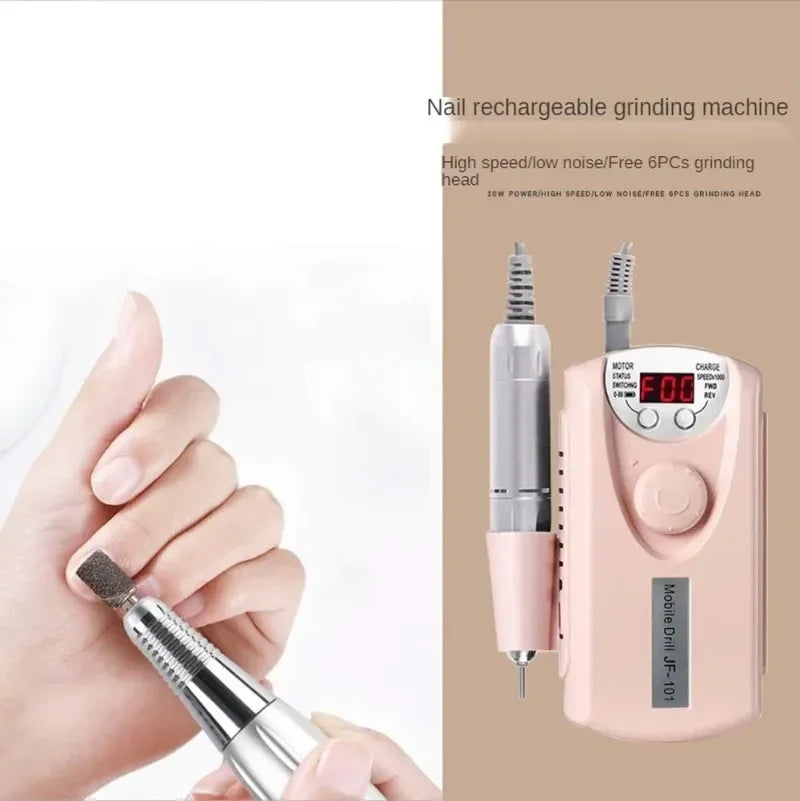 Portable Rechargeable Electric Nail Drill – 35000 RPM