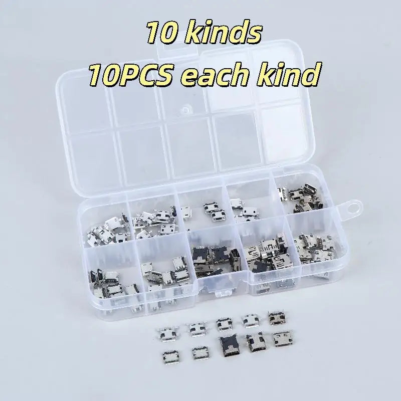 New 50/100/150Pcs 2/6/16Pin SMD SMT PCB USB-C Socket Type-C USB Connector Charging Port For Phone And Digital Product Repair Kit Peaceful Pleasures Health and Wellness 100pcs per box