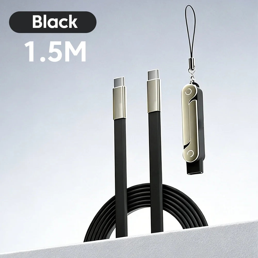 PD 240W USB-C to USB-C Fast Charging Cable + OTG Adapter
