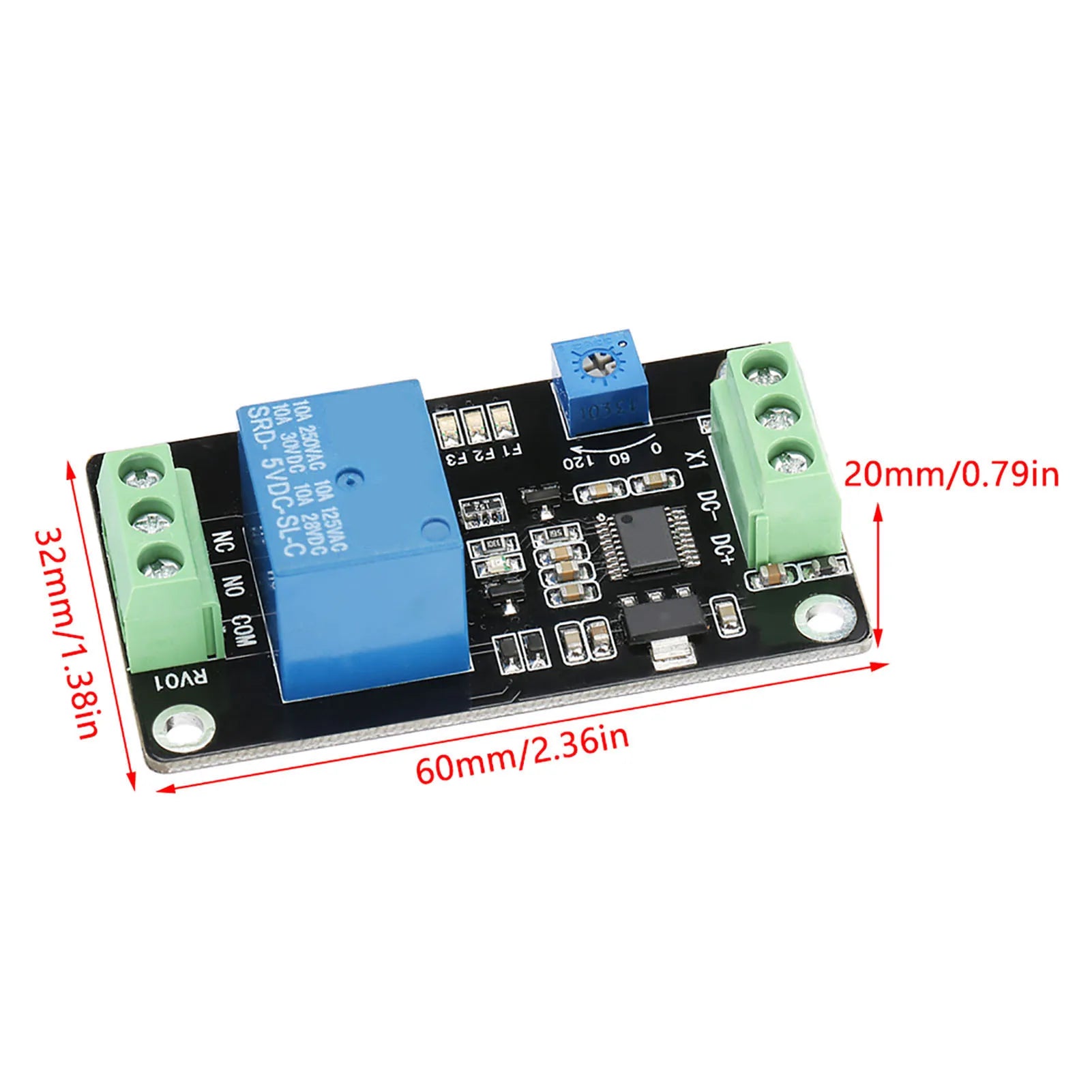 Delay Timer Relay Delay Timer Relay Self locking Delay On Off Time Super 555 Timer 5V/12V/24V Peaceful Pleasures Health and Wellness
