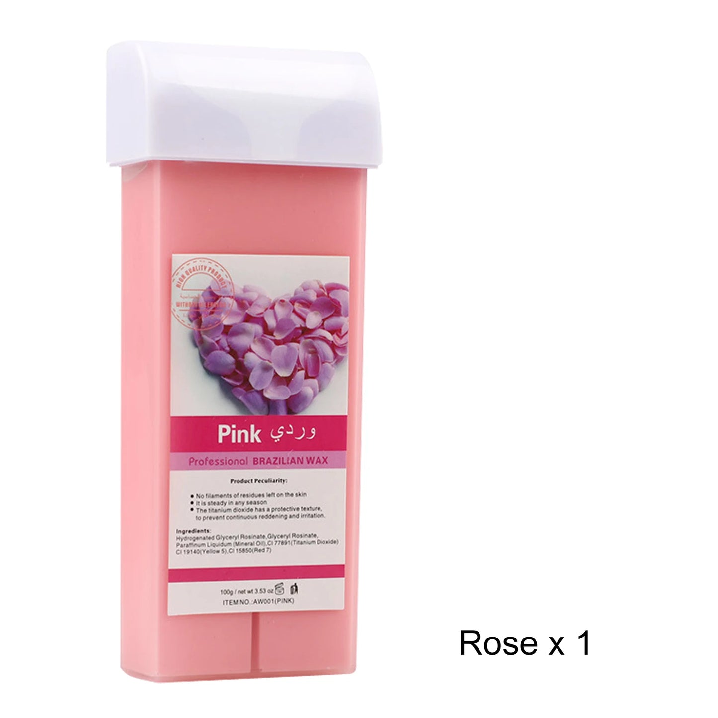 BXA 3-in-1 Roll-On Waxing Kit | Wax Heater, Cartridge & Strips