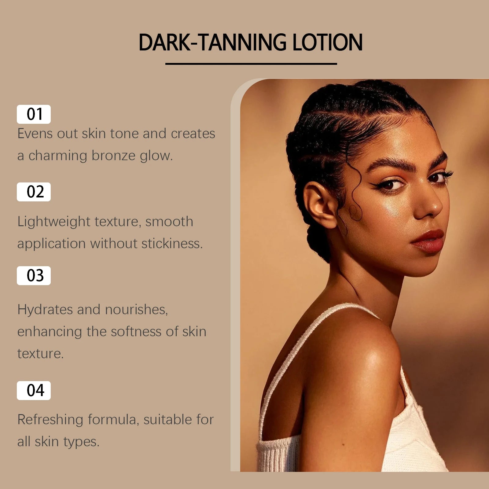 Coconut Oil Dark Tanning Lotion – Bronze Glow Accelerator Peaceful Pleasures Health and Wellness