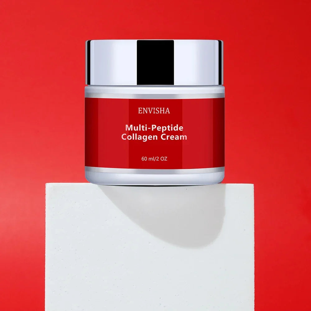 ENVISHA Multi-Peptide Collagen Face Cream – Anti-Aging, 60ml Peaceful Pleasures Health and Wellness
