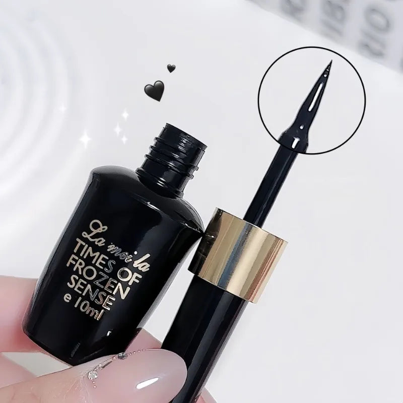 Waterproof Black Liquid Eyeliner Pen – Ultra-Fine, Long-Lasting