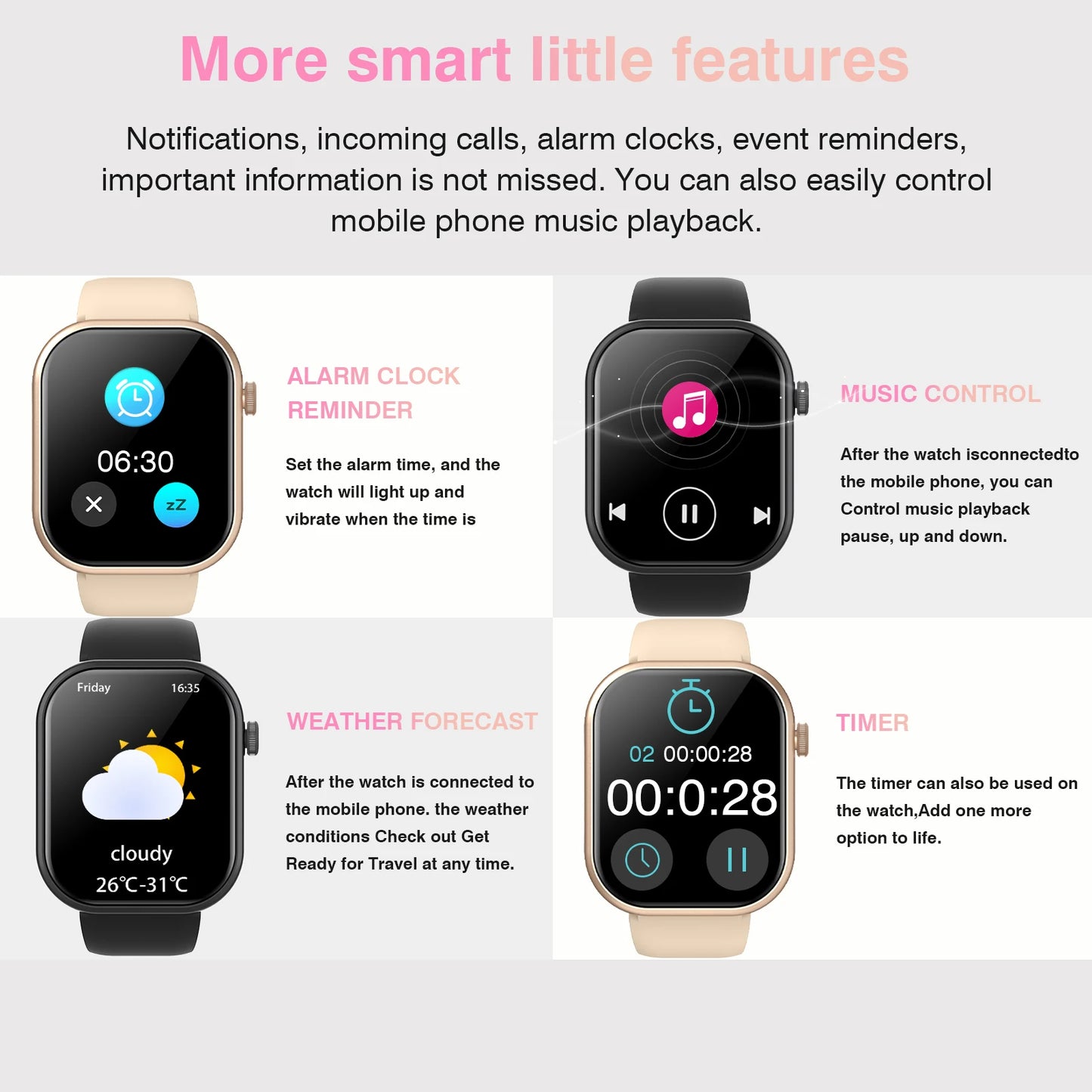 LOMAXFR Unisex Smart Watch – 2.01" HD, Wireless Calls & Sports