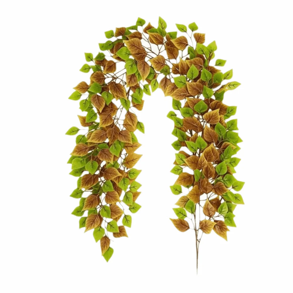 Artificial Silk Willow Vine Garland 180cm – Green Leaf Décor