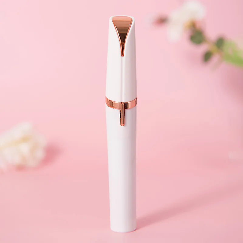 Electric Eyebrow Trimming Tool For Beginners Automatic Electric Eyebrow Trimmer Nose Hair Shaving Brush Scraper 1pc Peaceful Pleasures Health and Wellness