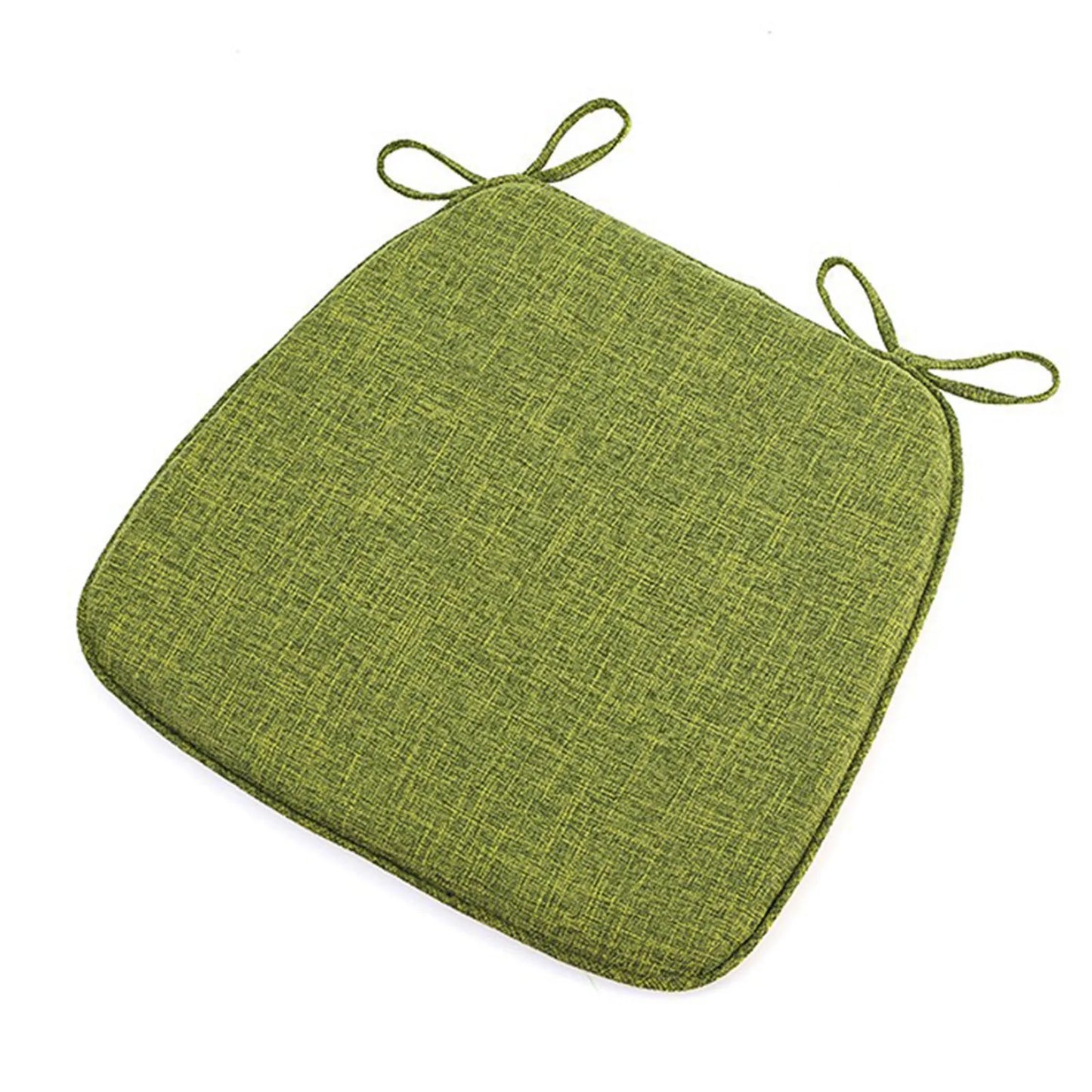 Chair Pads Non-Slip Seat Cushions Soft Chair Pad with Ties Horseshoe Seat Cushion For Dining Room/Office/Hotel/Garden Chairs Peaceful Pleasures Health and Wellness Green