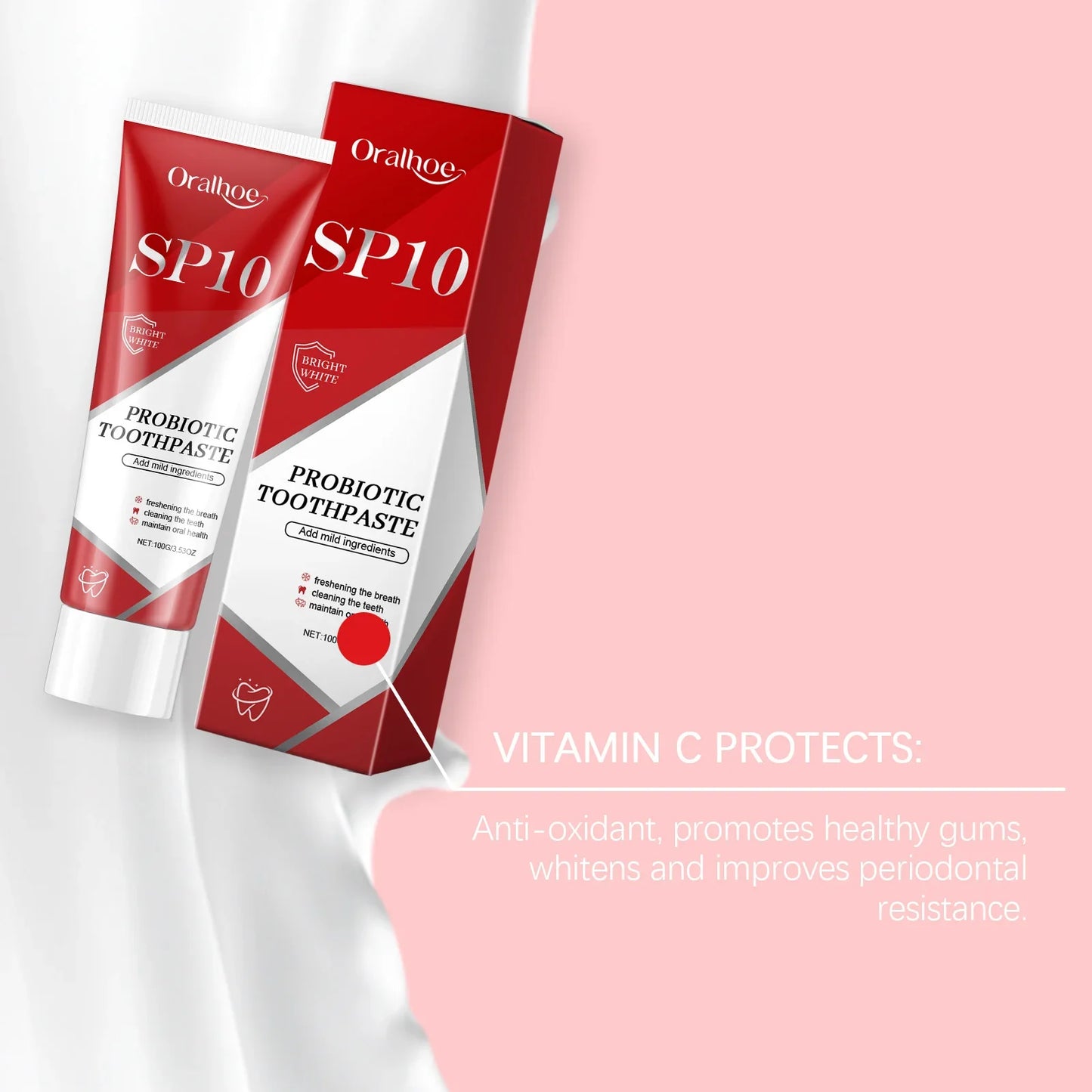 Oralhoe SP-10 Probiotic Toothpaste – Whitening & Fresh Breath