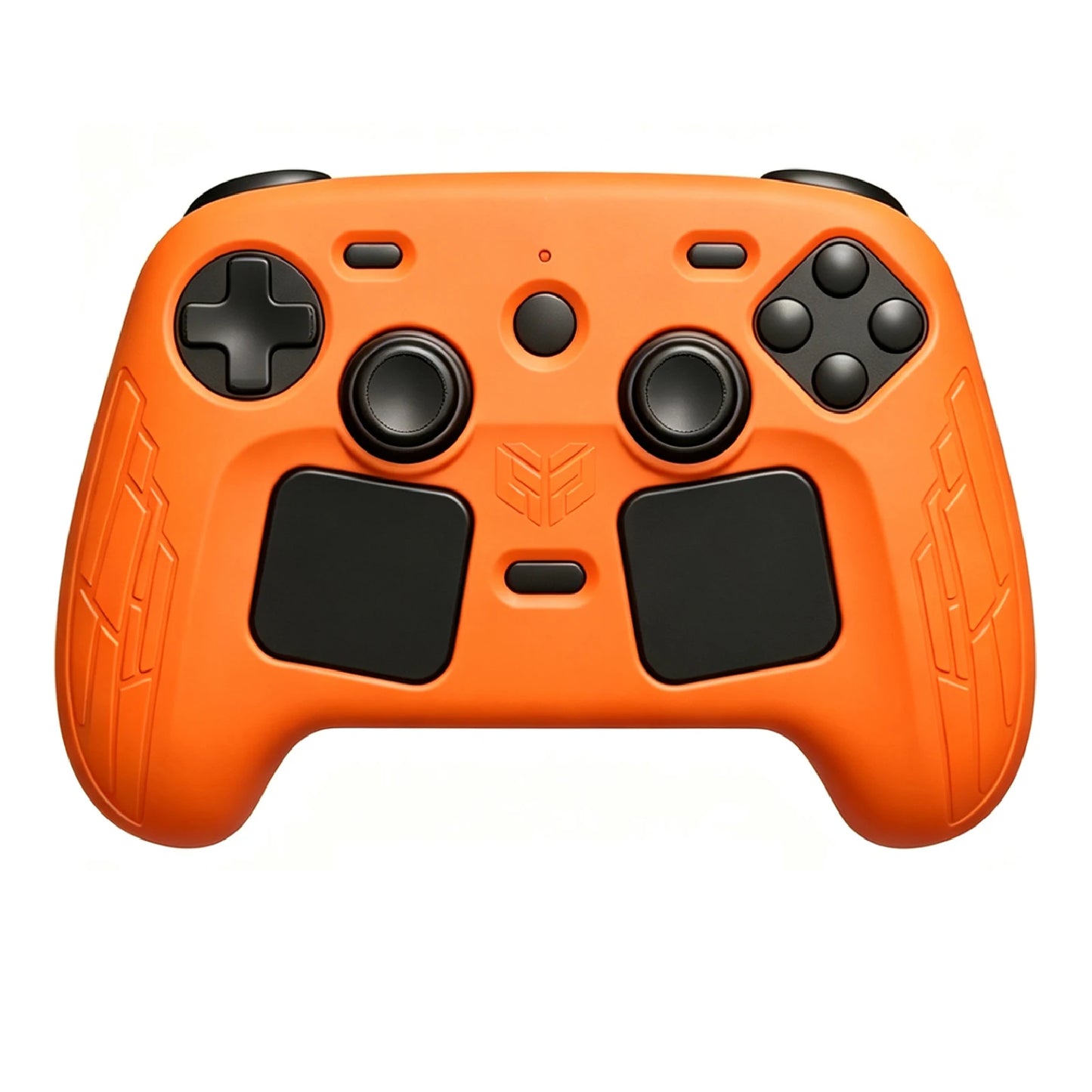 Silicone Protective Case For Steam Controller 2 2026 Cover Shockproof Dustproof Anti Slip Grip Precision Cutout For Charging Peaceful Pleasures Health and Wellness Orange