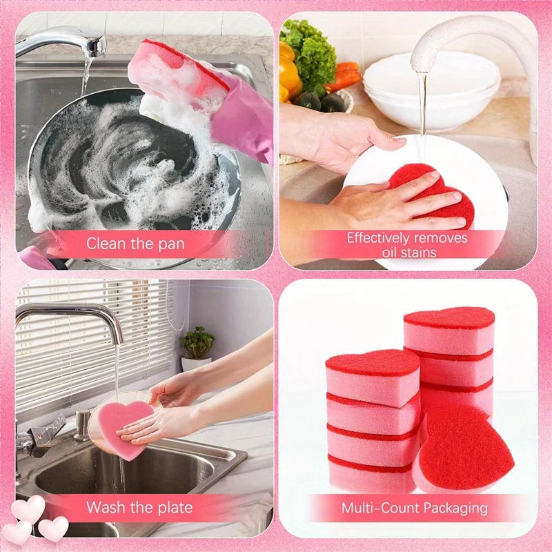 Non-Scratch Kitchen Scrub Sponges for Dishes & Stovetop Kitchen Scrub Sponge Peaceful Pleasures Health and Wellness
