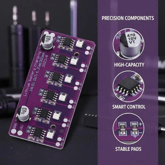 New Charging Module PCB Circuit Board Charger Array 5V Input For 18650 4.2V Lithium Battery Electric Scooter Accessories Peaceful Pleasures Health and Wellness