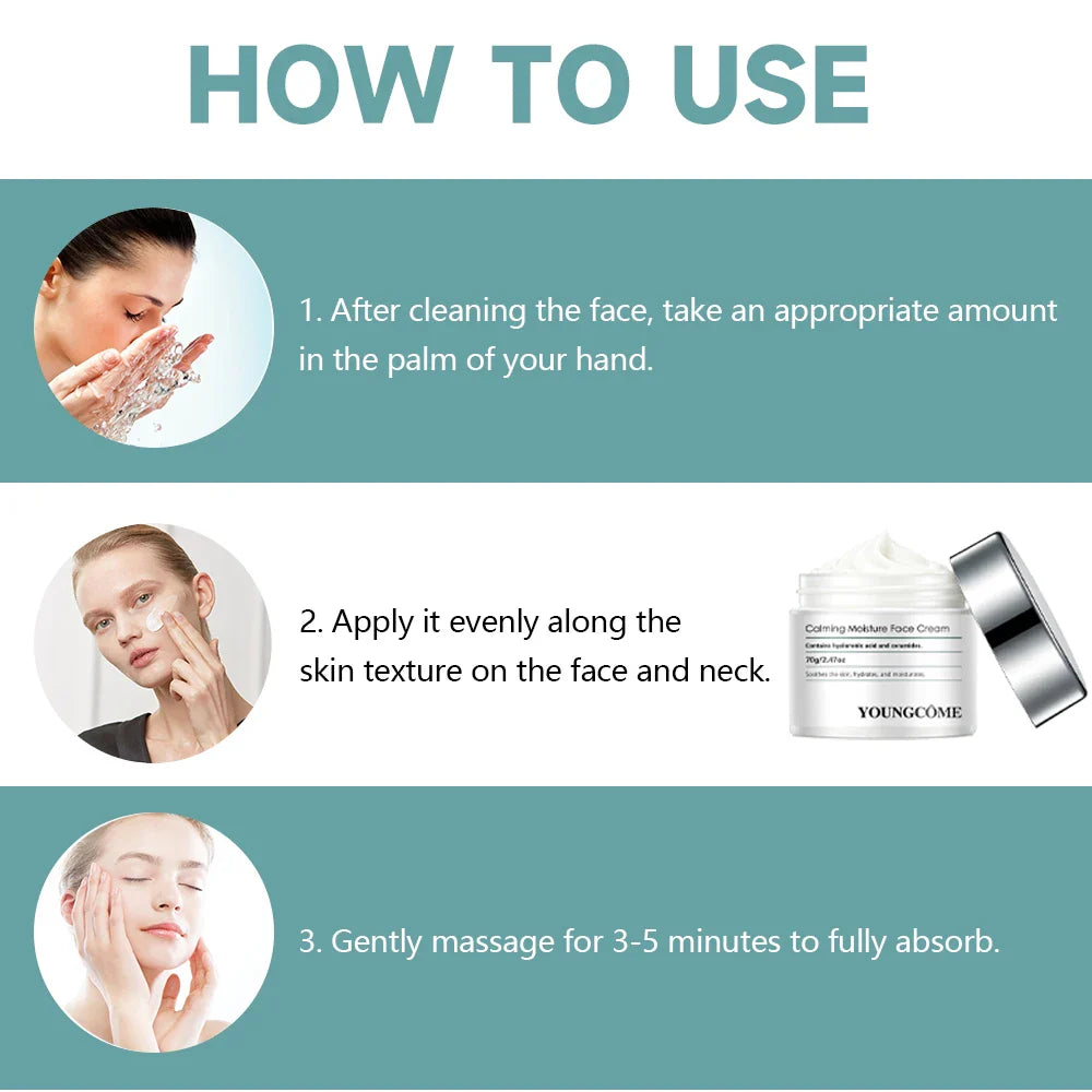 Hydrating Face Cream – Hyaluronic Acid & Ceramides | 40/70g
