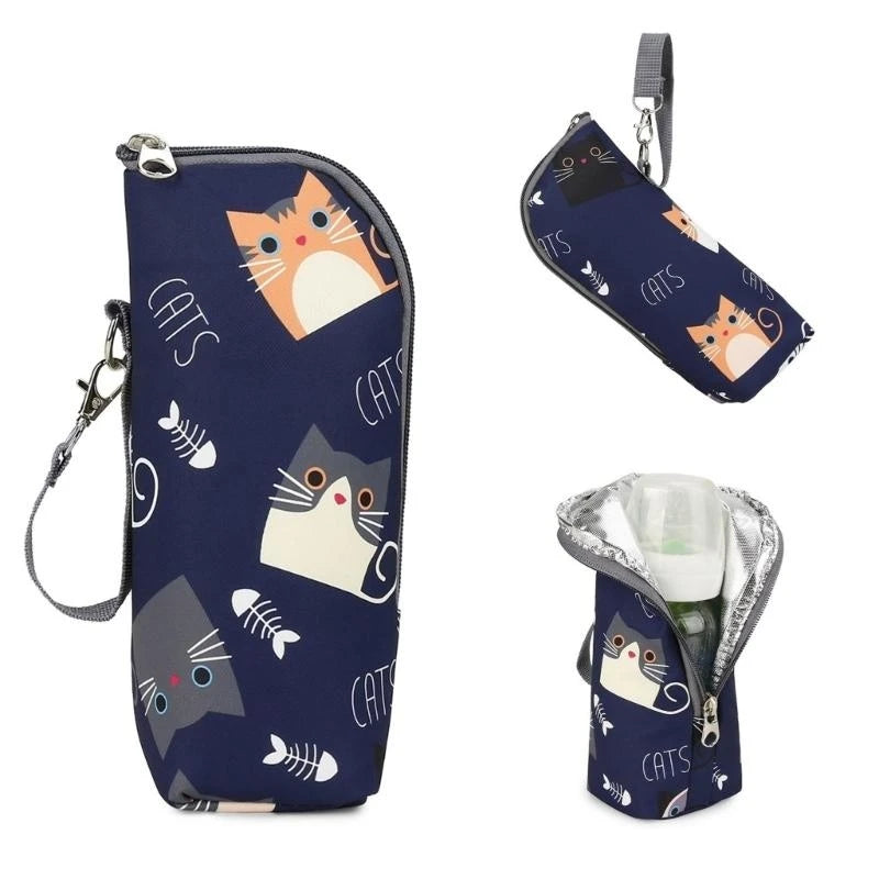 Insulated Baby Bottle Bag – Portable Travel Case & Organizer