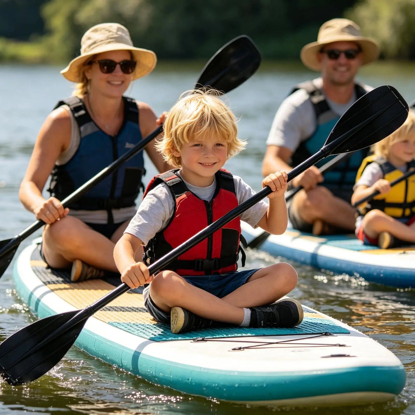 2-Section Carbon Fiber Kayak Paddle | Lightweight Double-Blade Kayak Paddle Peaceful Pleasures Health and Wellness