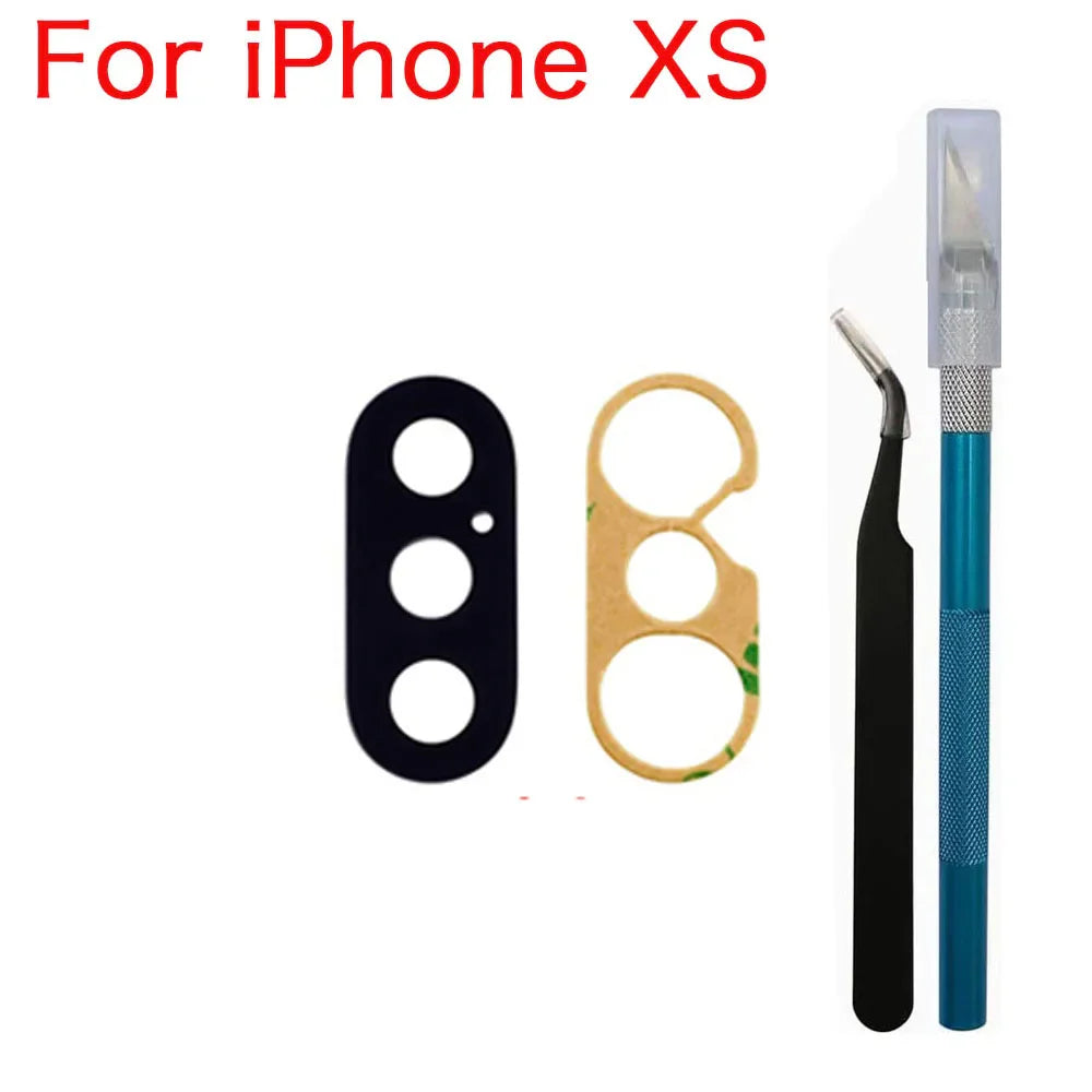 iPhone Back Camera Glass Lens Replacement + 3M Sticker & Tools
