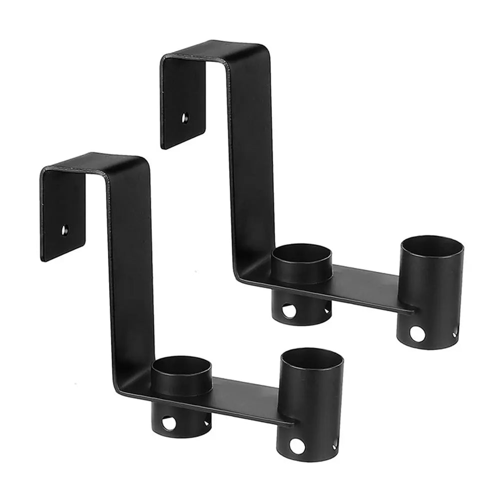 Pool Fence Hooks – Metal Tool Organizer Hangers, 2-Pack Peaceful Pleasures Health and Wellness