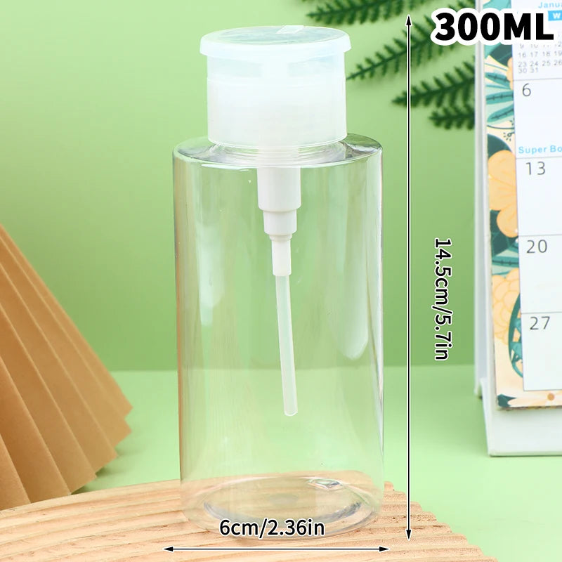 Refillable Press Pump Dispenser Bottle 100–300ml | Makeup