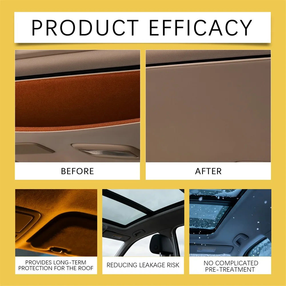 Car Headliner Repair Adhesive,Automotive Interior Fabric Adhesive,High-Temperature Resistance Clear Fast Drying Adhesive Peaceful Pleasures Health and Wellness