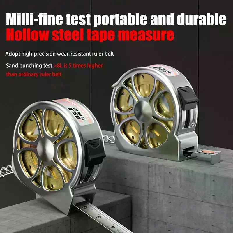 2M Pocket Tape Measure | Mini Retractable Stainless Steel Ruler