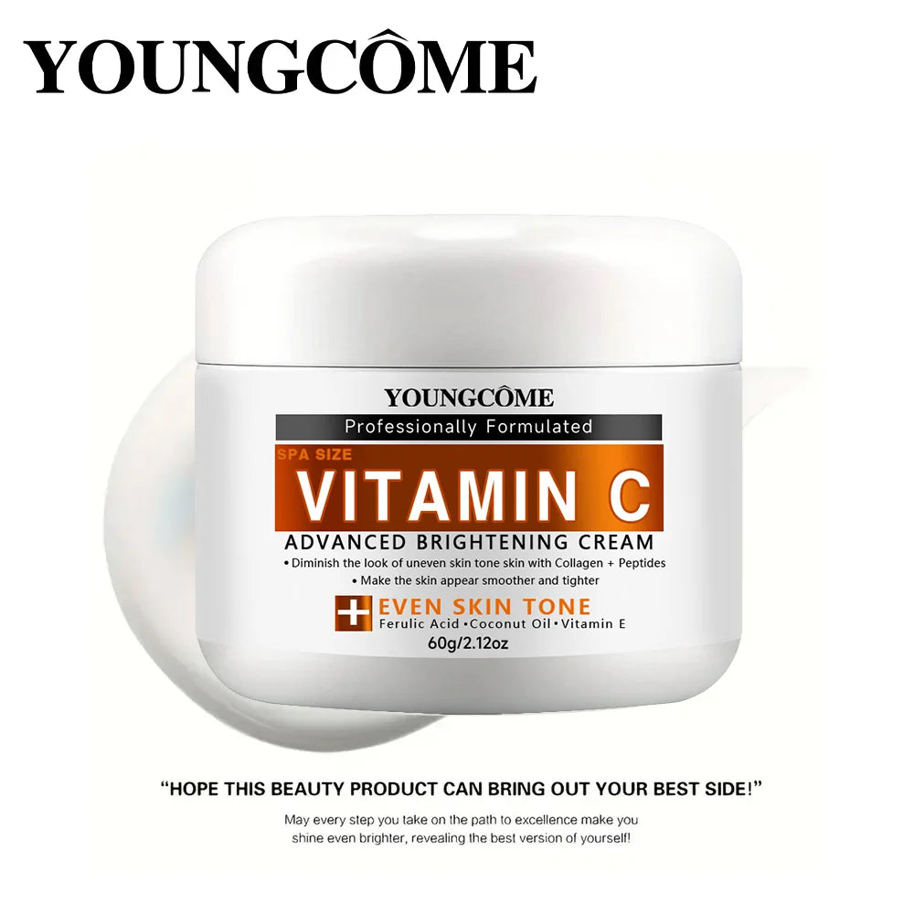 YOUNGCOME Vitamin C Face Cream – Brightening Firming Moisturizer Vitamin C Face Cream Peaceful Pleasures Health and Wellness