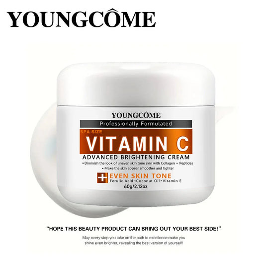 YOUNGCOME Vitamin C Face Cream – Brightening Firming Moisturizer Vitamin C Face Cream Peaceful Pleasures Health and Wellness