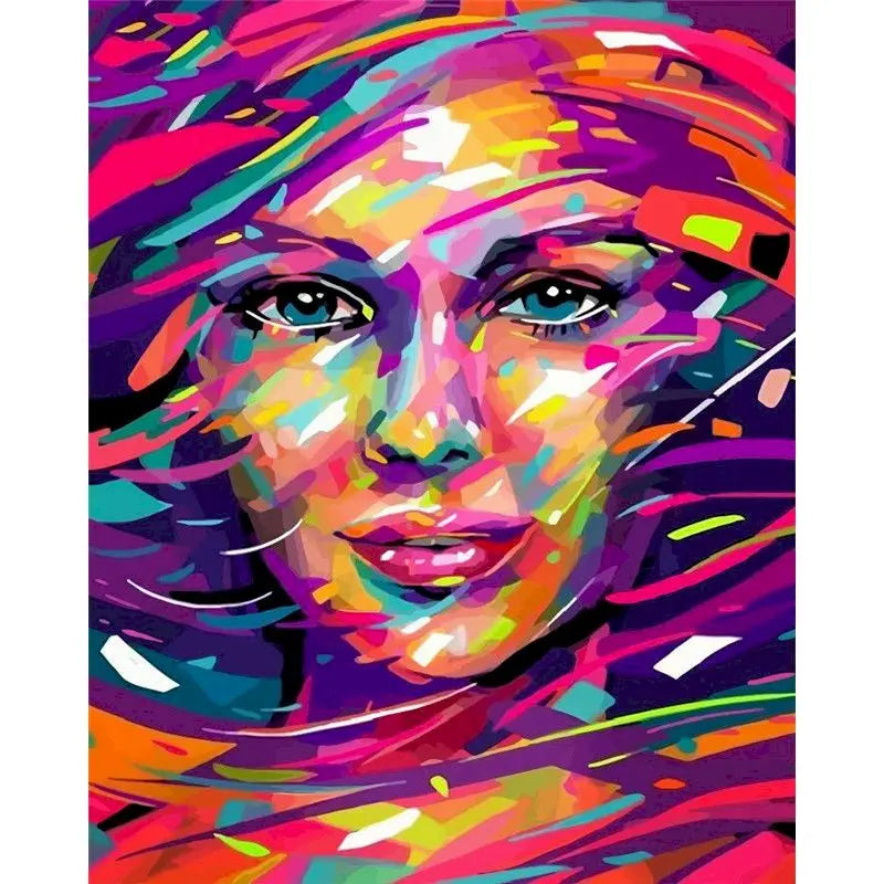 Paint by Numbers Kit Women Figure 60x75cm | GATYZTORY Canvas