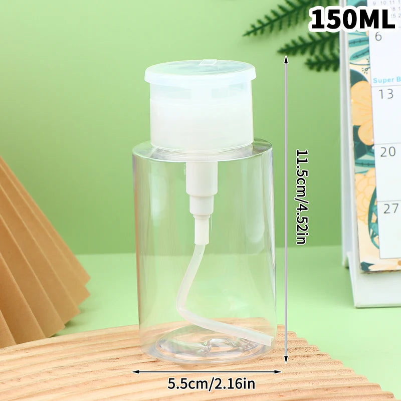 Refillable Press Pump Dispenser Bottle 100–300ml | Makeup