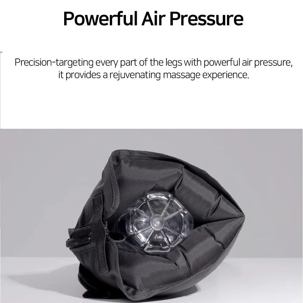 Air Compression Leg Massager | 6 Airbag Pneumatic Boots