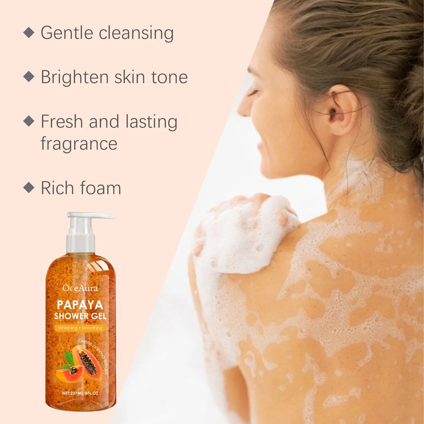 OceAura Perfume Shower Gel | Moisturizing Oil-Control Body Wash