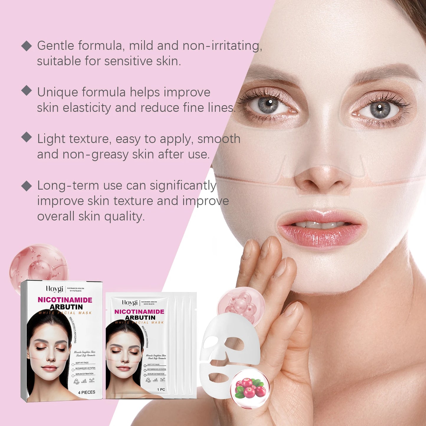 Niacinamide & Arbutin Brightening Hydrating Sheet Mask