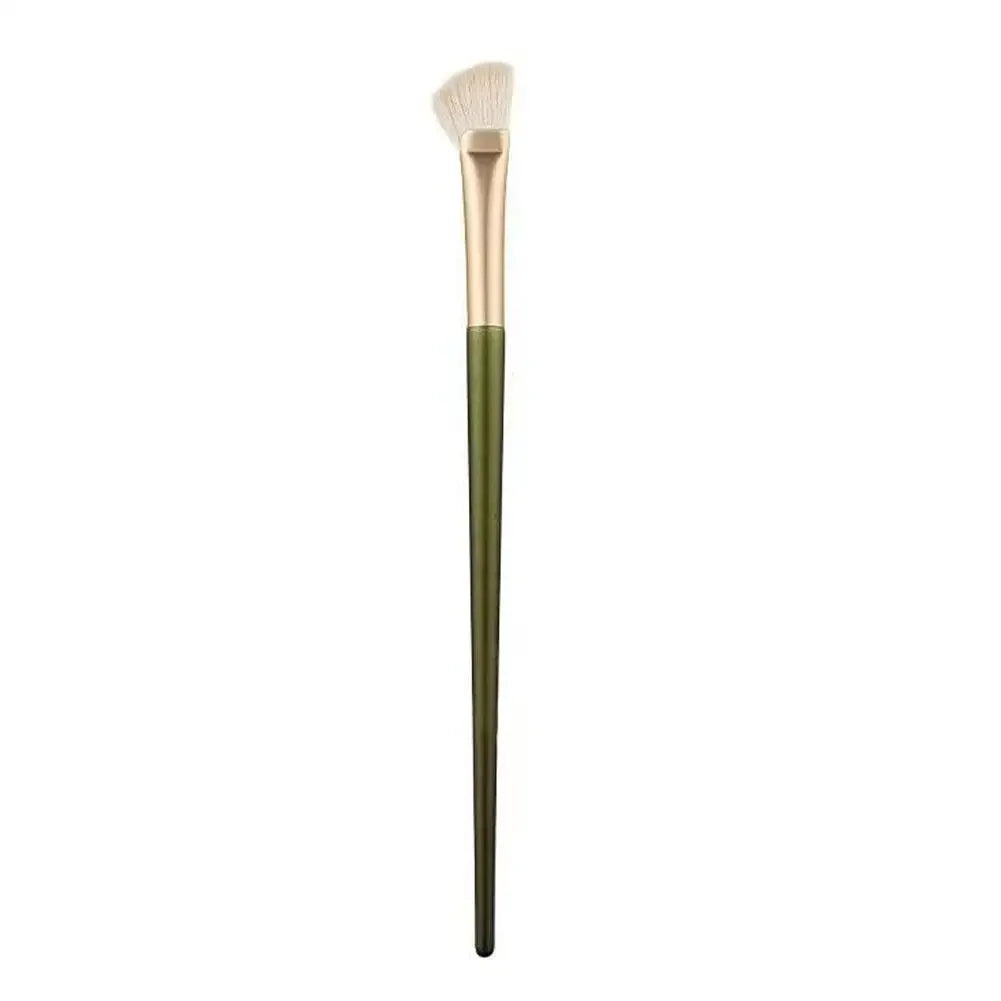 Flat Angled Half Fan-shape Nose Shadow Brushes Professional Soft Eyeshadow Nose Contouring Makeup Brushes Beauty Cosmetics Tools Peaceful Pleasures Health and Wellness A