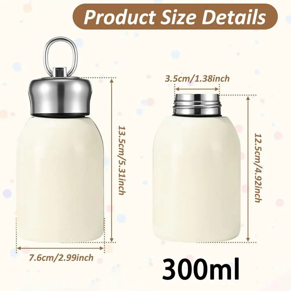 300ml Mini Vacuum Insulated Stainless Steel Water Bottle