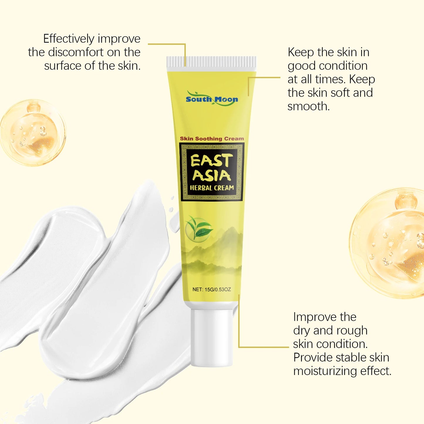 Tea Tree & Centella Asiatica Herbal Cream for Dry Skin